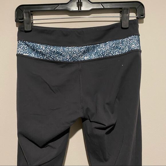 LULULEMON Wunder Under Leggings Pants Reversible Coal Gray Luon Medium Rise - Picture 14 of 15